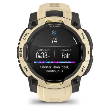 Смарт-часы Garmin Instinct 3, 45mm, AMOLED, Citrine/Gray with Citrine Band, GPS (010-02936-02) фото №11