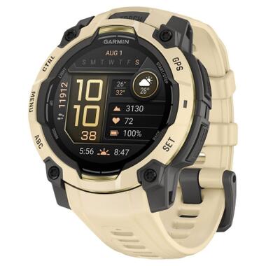 Смарт-часы Garmin Instinct 3, 45mm, AMOLED, Citrine/Gray with Citrine Band, GPS (010-02936-02) фото №1