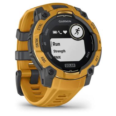 Смарт-часы Garmin Instinct 3, 45mm, Solar, Sunburst with Sunburst/Gray Accents, GPS (010-02934-02) фото №3