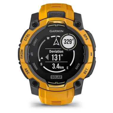 Смарт-часы Garmin Instinct 3, 45mm, Solar, Sunburst with Sunburst/Gray Accents, GPS (010-02934-02) фото №9