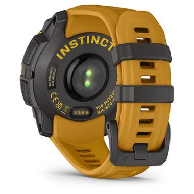 Смарт-часы Garmin Instinct 3, 45mm, Solar, Sunburst with Sunburst/Gray Accents, GPS (010-02934-02) фото №6