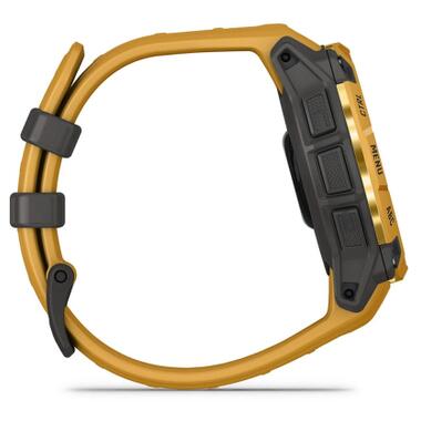 Смарт-часы Garmin Instinct 3, 45mm, Solar, Sunburst with Sunburst/Gray Accents, GPS (010-02934-02) фото №4