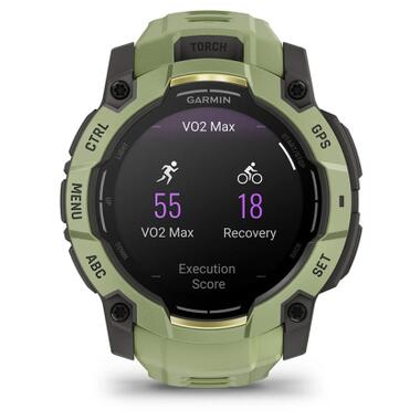Смарт-часы Garmin Instinct 3, 50mm, AMOLED, Fern Green/Gray, Fern Green Band, GPS (010-03020-02) фото №11