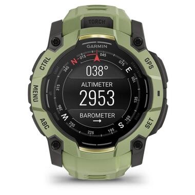 Смарт-часы Garmin Instinct 3, 50mm, AMOLED, Fern Green/Gray, Fern Green Band, GPS (010-03020-02) фото №9