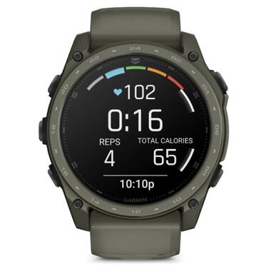 Смарт-часы Garmin Tactix 8 Cerakote, Olive Drab, 51mm, GPS (010-04553-11) фото №9