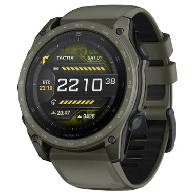 Смарт-часы Garmin Tactix 8 Cerakote, Olive Drab, 51mm, GPS (010-04553-11) фото №1