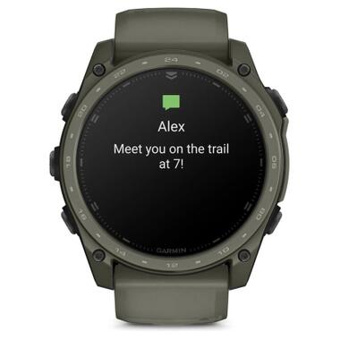 Смарт-часы Garmin Tactix 8 Cerakote, Olive Drab, 51mm, GPS (010-04553-11) фото №2