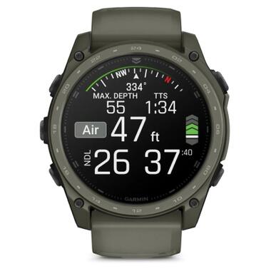 Смарт-часы Garmin Tactix 8 Cerakote, Olive Drab, 51mm, GPS (010-04553-11) фото №10