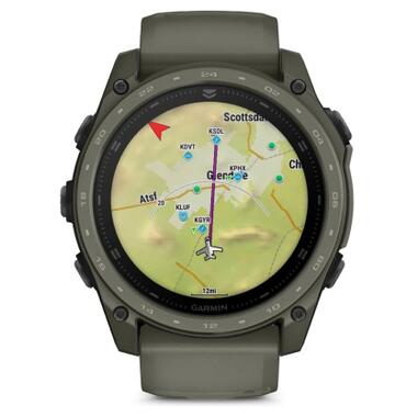 Смарт-часы Garmin Tactix 8 Cerakote, Olive Drab, 51mm, GPS (010-04553-11) фото №11