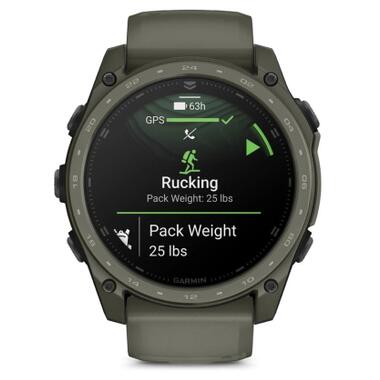 Смарт-часы Garmin Tactix 8 Cerakote, Olive Drab, 51mm, GPS (010-04553-11) фото №8
