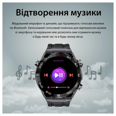 Смарт-годинник SmartX X5Max +2 ремінці (UR154B) фото №7