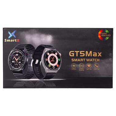 Смарт-годинник чоловічий водонепроникний SmartX GT5 Max Сірий (UR155G) фото №10