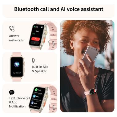 Смарт-часы FITVII Nexa Pink фото №2