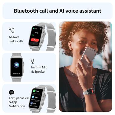 Смарт-часы FITVII Nexa Silver фото №3