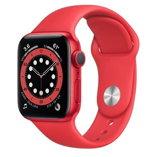 Смарт-годинник Apple Watch Series 6 GPS 40mm Product (RED) Aluminium Case with Product (RED) Sport Band (M00A3) фото №1