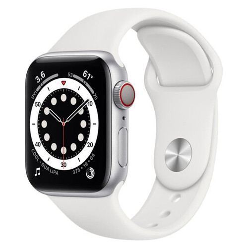 Смарт-годинник Apple Watch 40mm Silver / Aluminum Case White Sport Band GPS LTE (M06M3/M02N3) фото №1