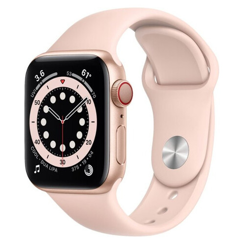Смарт-годинник Apple Watch 40mm Gold / Aluminium Case Pink Sand Sport Band (M06N3/M02P3) фото №1