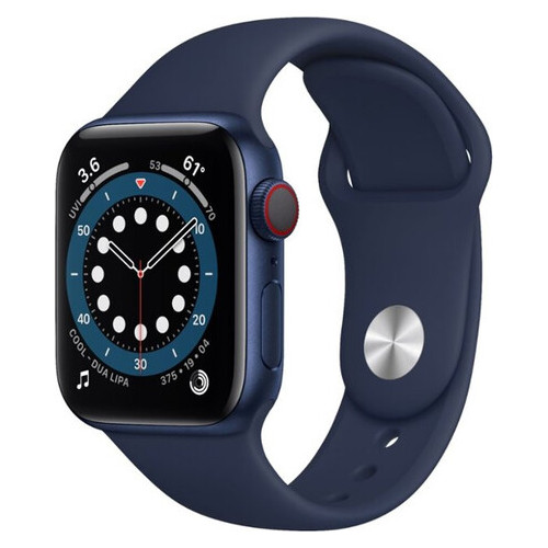 Смарт-годинник Apple Watch 40mm Blue / Aluminum Case LTE Deep Navy Sport Band (M06Q3/M02R3) фото №1