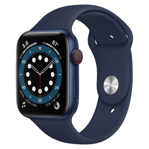 Смарт-годинник Apple Watch 44mm Blue / Aluminium Case Deep Navy Sport Band (M07J3) фото №1