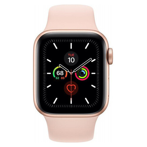 Смарт-годинник Apple Watch 40mm Aluminium / Gold Pink Sand Sport Band GPS + LTE (MWWP2) фото №1