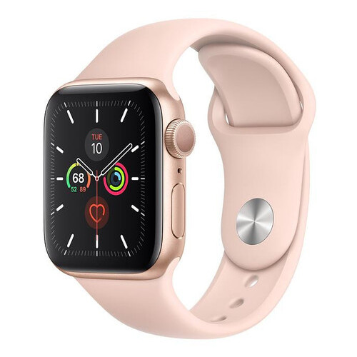 Смарт-годинник Apple Watch 40mm Aluminium / Gold Pink Sand Sport Band GPS + LTE (MWWP2) фото №5