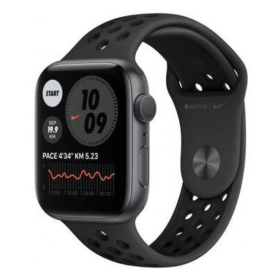 Смарт-годинник Apple Watch Nike SE GPS, 44mm Space Gray Aluminium Case with Anthr (MYYK2UL/A) фото №1