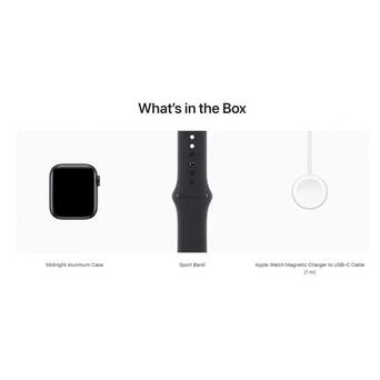 Смарт-годинник Apple Watch SE 2 GPS 44mm Midnight Aluminum Case with Midnight Sport Band - M/L (MNTG3) фото №3