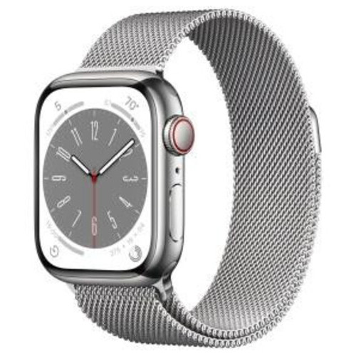Смарт-годинник Apple Watch Series 8 GPS Cellular 41mm Silver (MNJ73/MNJ83) фото №1