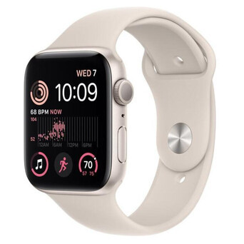 Смарт-годинник Apple Watch SE 2 GPS 40mm Starlight Aluminum Case w. Starlight S. Band - S/M (MNT33) фото №3