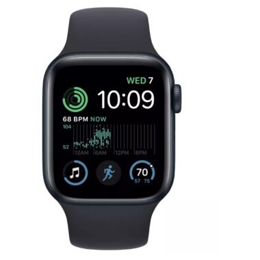 Смарт-годинник Apple Watch SE 2 GPS   Cellular 40mm Midnight Aluminum Case w. Midnight S. Band - M/L (MNTN3) фото №2