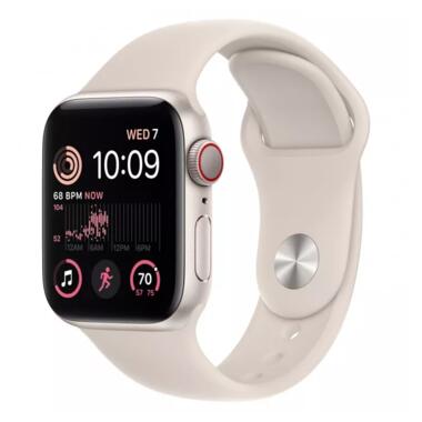 Розумний годинник Apple Watch SE 2 GPS Cellular 44mm Starlight Aluminium Case with Starlight Sport Band (MNPT3) фото №1