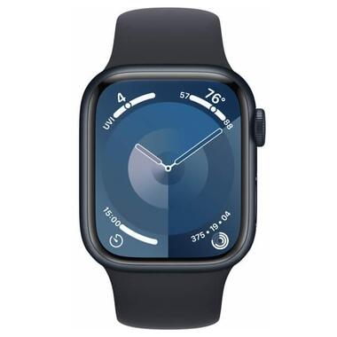 Смарт-годинник Apple Watch Series 9 GPS 41mm Midnight Aluminum Case w. Midnight Sport Band - M/L (MR8X3) фото №2