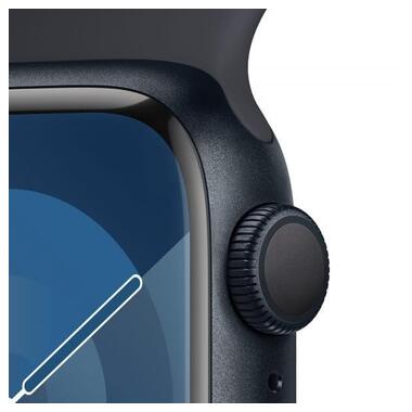 Смарт-годинник Apple Watch Series 9 GPS 41mm Midnight Aluminum Case w. Midnight Sport Band - M/L (MR8X3) фото №3