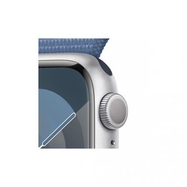 Смарт-годинник Apple Watch Series 9 GPS 41mm Silver Aluminum Case with Winter Blue Sport Loop (MR923) фото №8