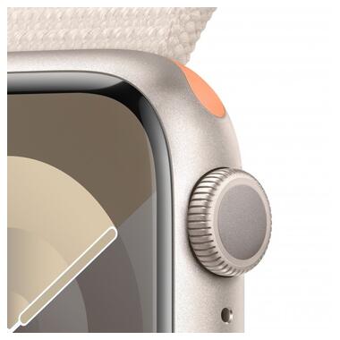 Смарт-годинник Apple Watch Series 9 GPS 41mm Starlight Aluminum Case w. Starlight S. Loop (MR8V3) фото №4