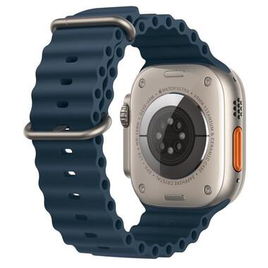 Смарт-годинник Apple Watch Ultra 2 GPS + Cellular 49mm Titanium Case with Blue Ocean Band (MREG3) фото №3