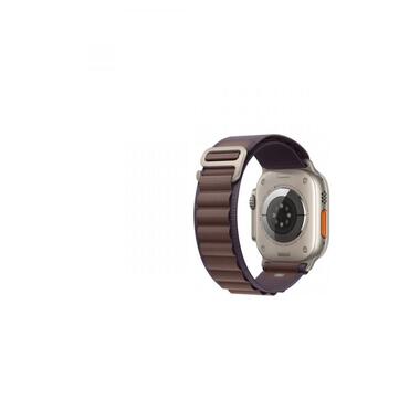 Смарт-годинник Apple Watch Ultra 2 GPS + Cellular 49mm Titanium Case with Indigo Alpine Loop - Large (MREW3) фото №3