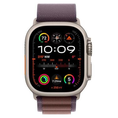 Смарт-годинник Apple Watch Ultra 2 GPS + Cellular 49mm Titanium Case with Indigo Alpine Loop - Medium (MRET3) фото №2