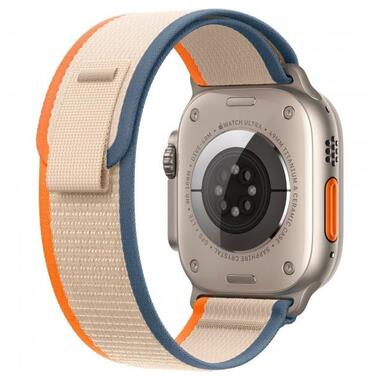 Смарт-годинник Apple Watch Ultra 2 GPS + Cellular 49mm Titanium Case with Orange/Beige Trail Loop - S/M (MRF13) фото №3