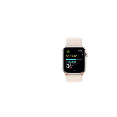 Смарт-годинник Apple Watch SE 2 GPS 40mm Starlight Aluminium Case with Starlight Sport Loop (MR9W3) фото №6