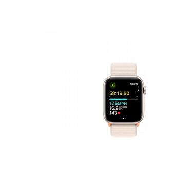 Смарт-годинник Apple Watch SE 2 GPS 44mm Starlight Aluminium Case with Starlight Sport Loop (MRE63) фото №6