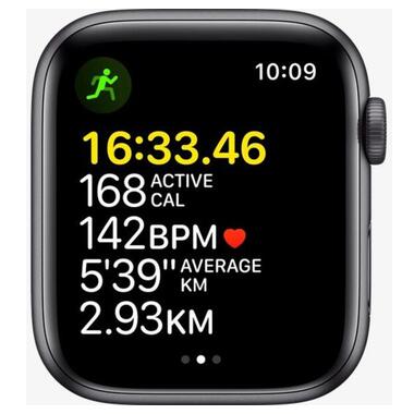 Смарт-годинник Apple Watch SE GPS 44mm Space Gray Aluminum Case with Midnight Sport Band (MKQ63) фото №4
