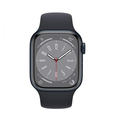 Смарт-г одинник Apple Watch Series 8 GPS + Cellular 45mm Midnight Aluminum Case w. Midnight S. Band S/M (MNVJ3) фото №2