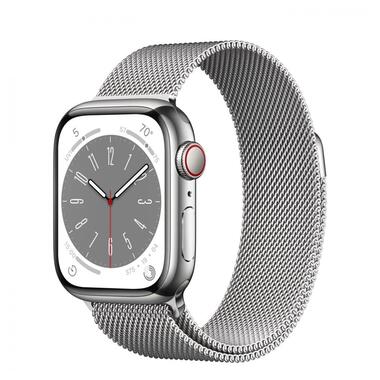 Смарт-годинник Apple Watch Series 8 GPS + Cellular 45mm Smart Watch w/Starlight Aluminum Case with Starlight Sport Band - M/L (MNKG3) фото №1