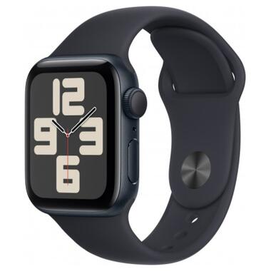 Смарт-годинник Apple Watch SE 2023 GPS 40mm Midnight Aluminium Case with Midnight Sport Band - S/M (MR9X3QP/A) фото №1