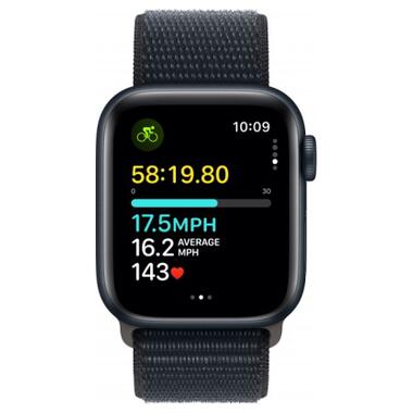 Смарт-годинник Apple Watch SE 2023 GPS 40mm Midnight Aluminium Case with Midnight Sport Loop (MRE03QP/A) фото №6