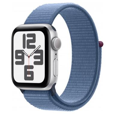 Смарт-годинник Apple Watch SE 2023 GPS 40mm Silver Aluminium Case with Winter Blue Sport Loop (MRE33QP/A) фото №1