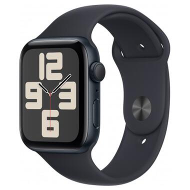 Смарт-годинник Apple Watch SE 2023 GPS 44mm Midnight Aluminium Case with Midnight Sport Band - S/M (MRE73QP/A) фото №1