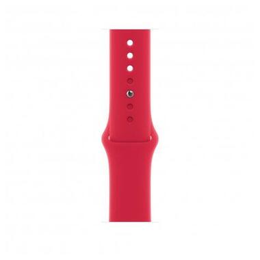 Смарт-годинник Apple Watch S8 GPS + Cellular 45mm PRODUCT RED Aluminum Case with PRODUCT RED Sport Band - S/M (MNVR3) фото №3