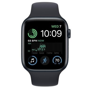 Смарт-годинник Apple Watch SE 2 GPS 40mm Midnight Aluminium with Midnight Sport Band S/M (MNT73, MR9X3) фото №2